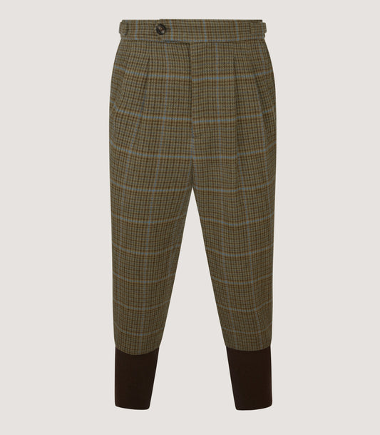 Men's Tom Purdey Tweed Shooting Two Pleat Breek With Storm Cuff