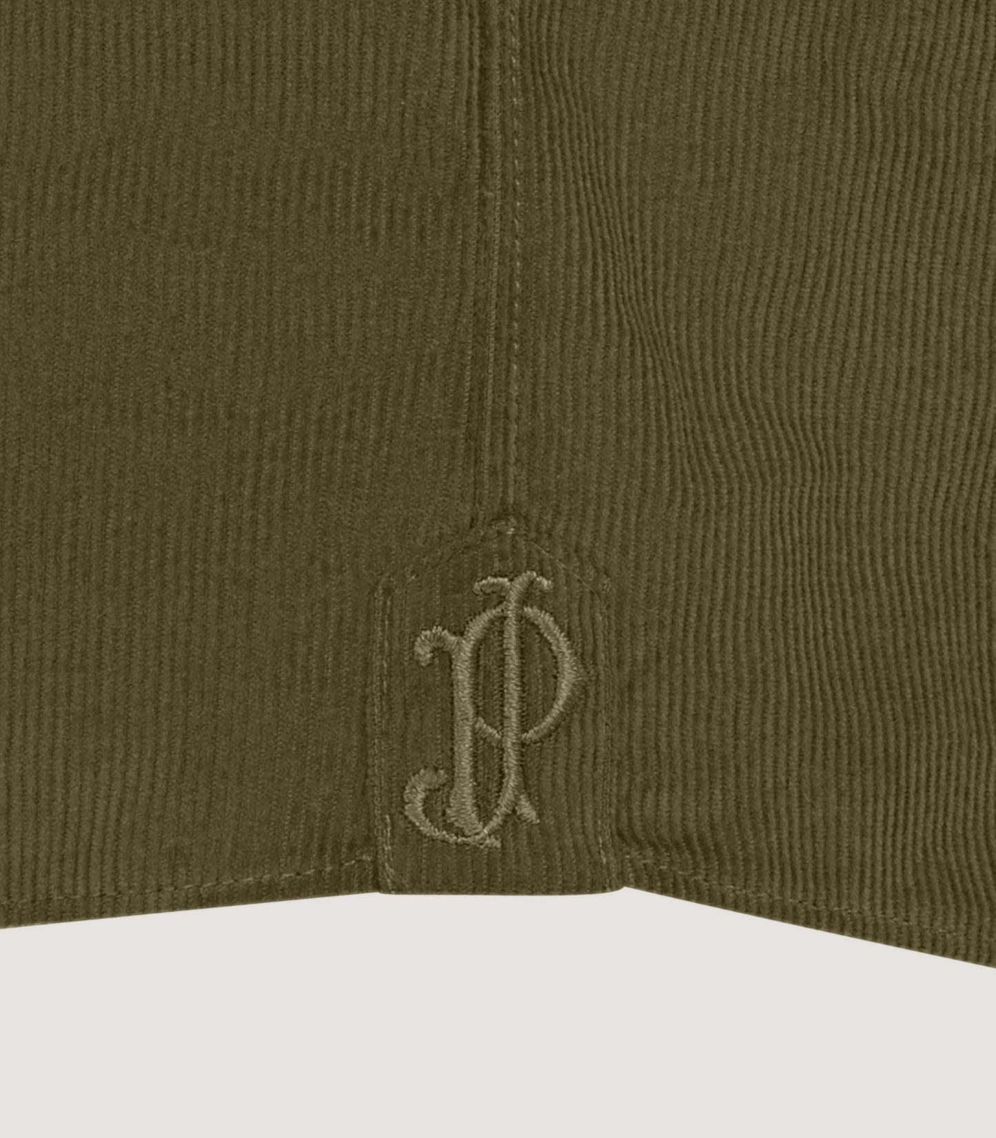 Men's Cotton Double Pocket Shirt in Moss