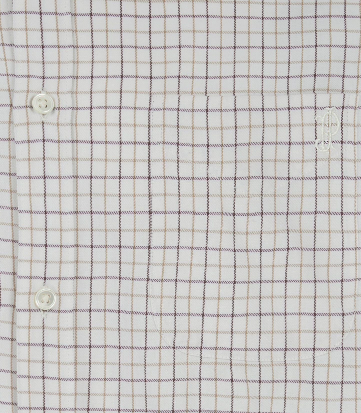 Men's Shooting Tattersall Shirt in Camel