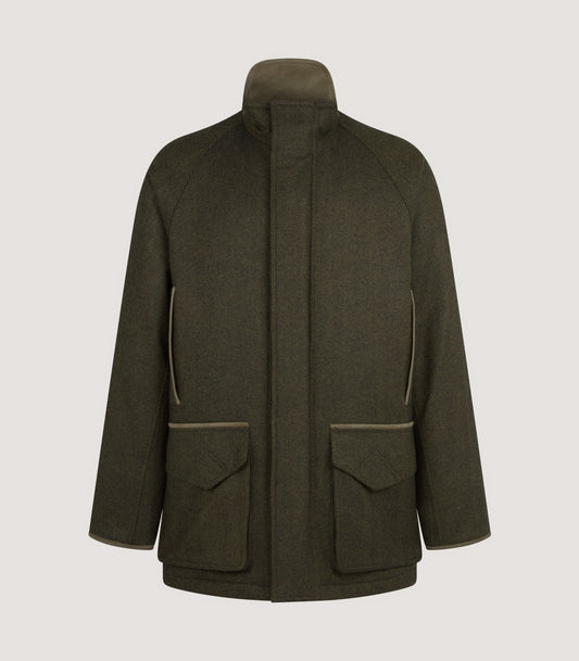 Men's Raglan Cashmere Tweed Field Coat in Dinmore