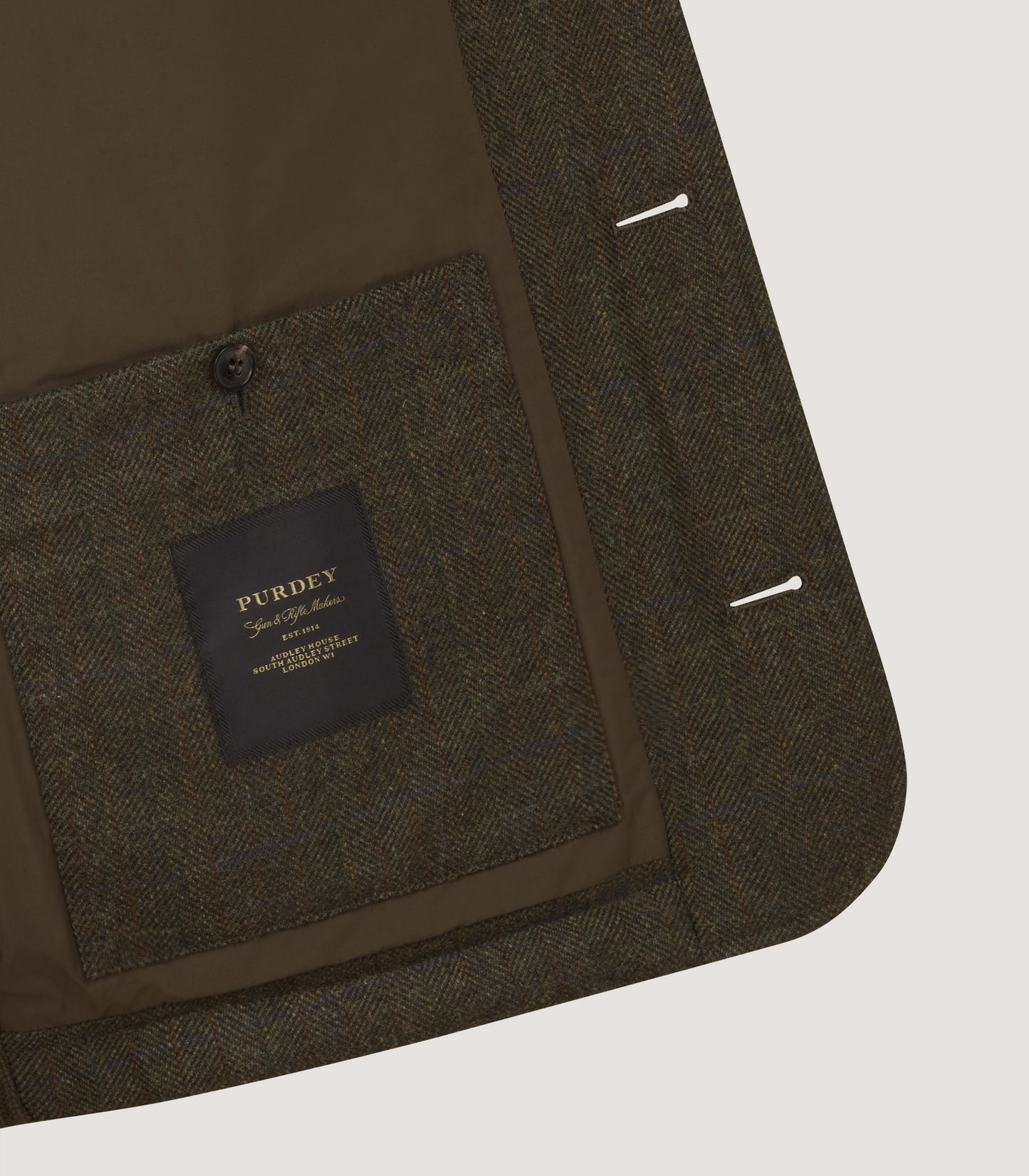 Clarges Knit and Fabric Hybrid Vest in Loden