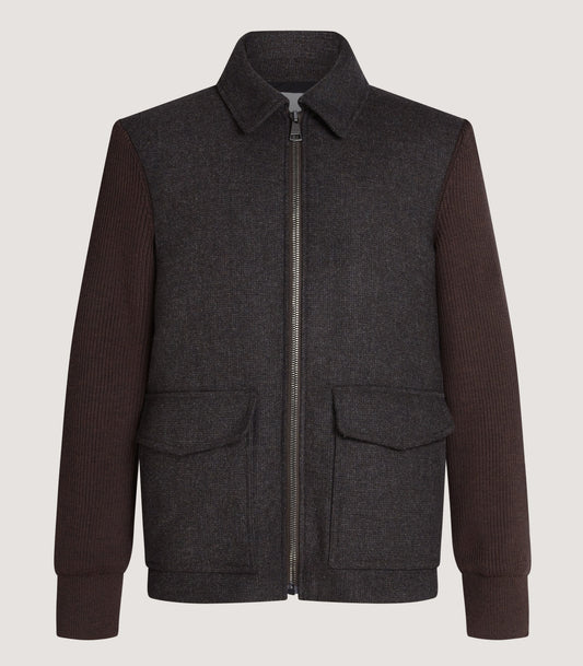 Men's Wigmore Blouson in Peppercorn