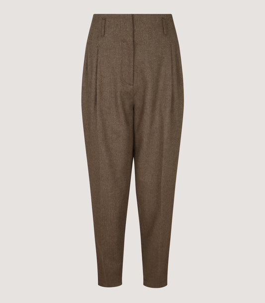 Women's Cashmere Mix Tweed Shooting Trouser in Percy