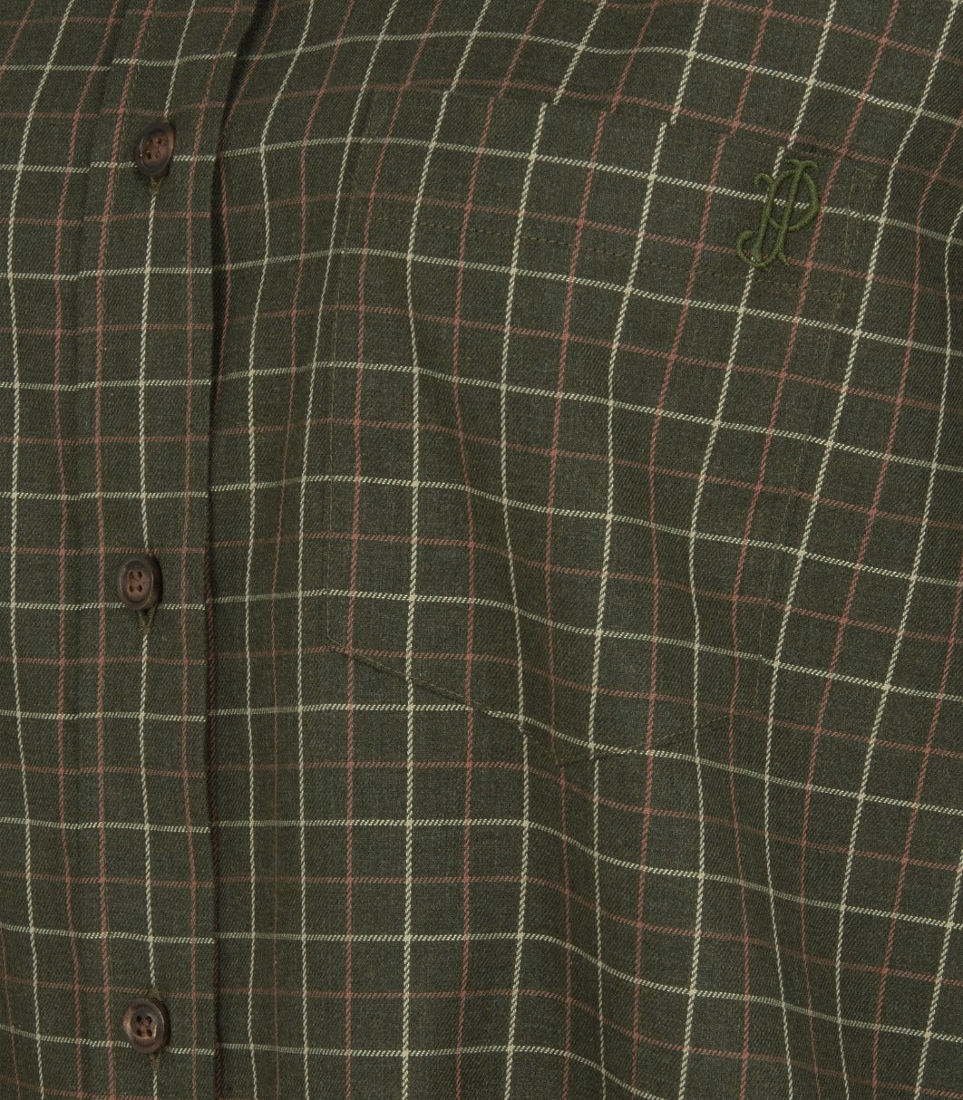 Women's Tattersall Shooting Shirt in Loden