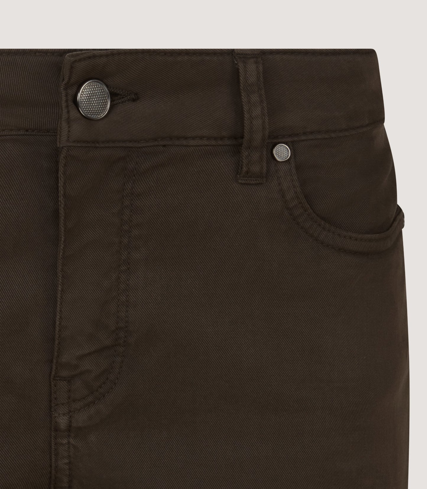 Women's Five Pocket Trousers in Forest Green
