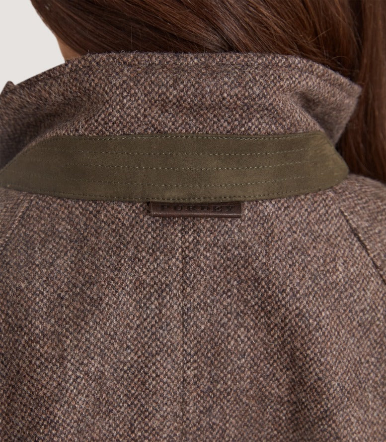 Women's Lightweight Tweed Field Coat in Heather
