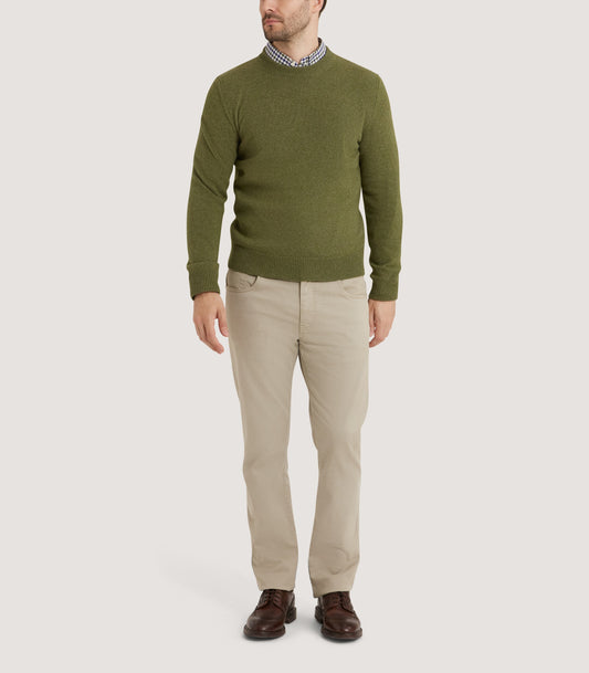 Men's Latimer Jumper in Moss