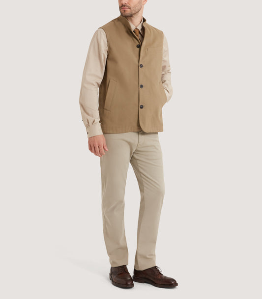 Men's Summer Orsett Gilet in Taupe