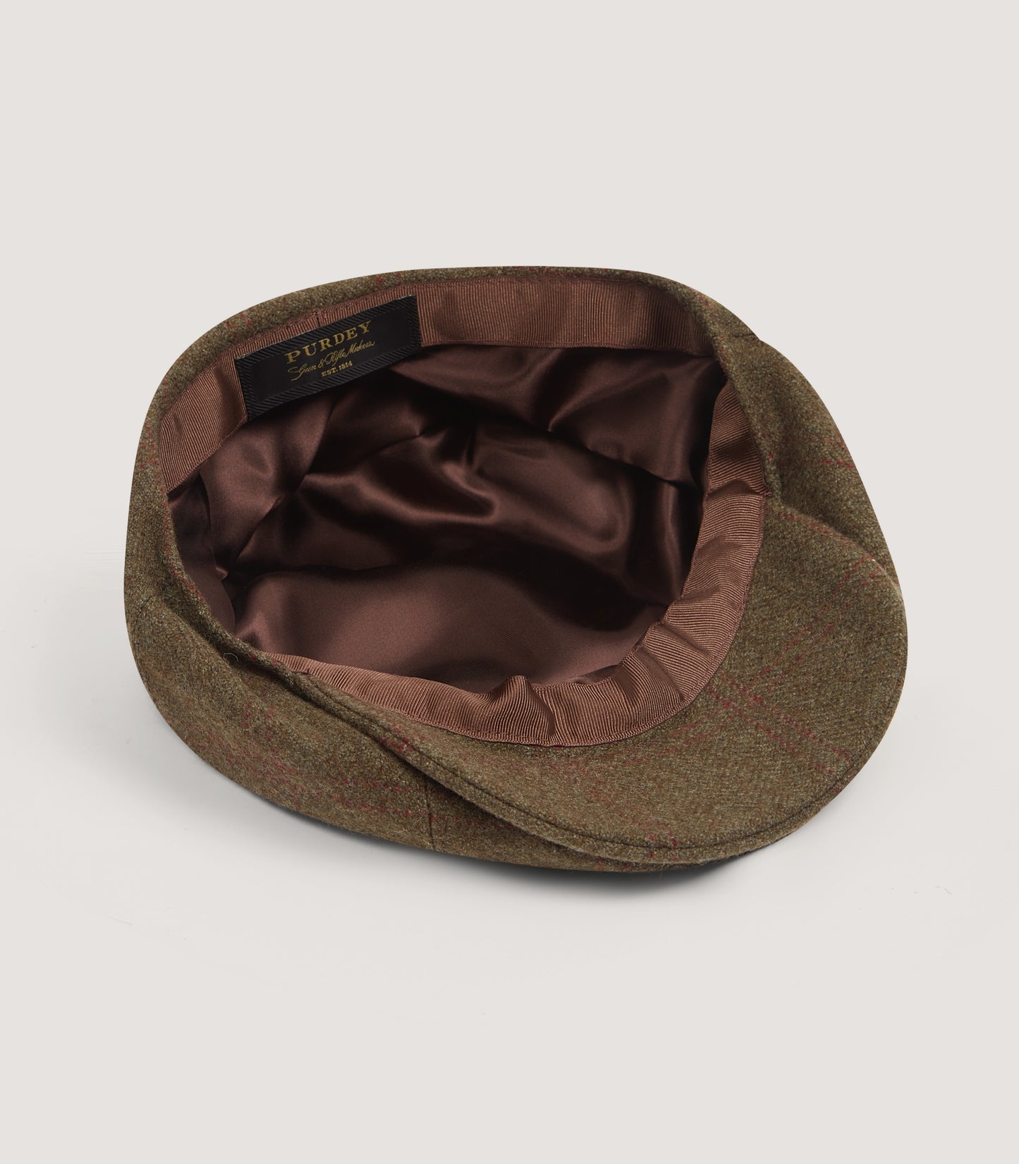 Dalby Cashmere Tweed Bakerboy Cap in Legerwood