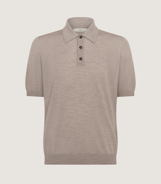 Men's Tantallon Short Sleeve Polo Shirt In Taupe
