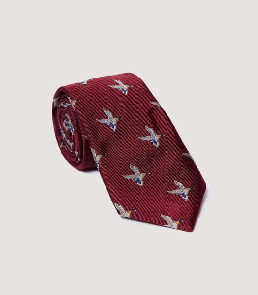 Landing Duck Tie in Red