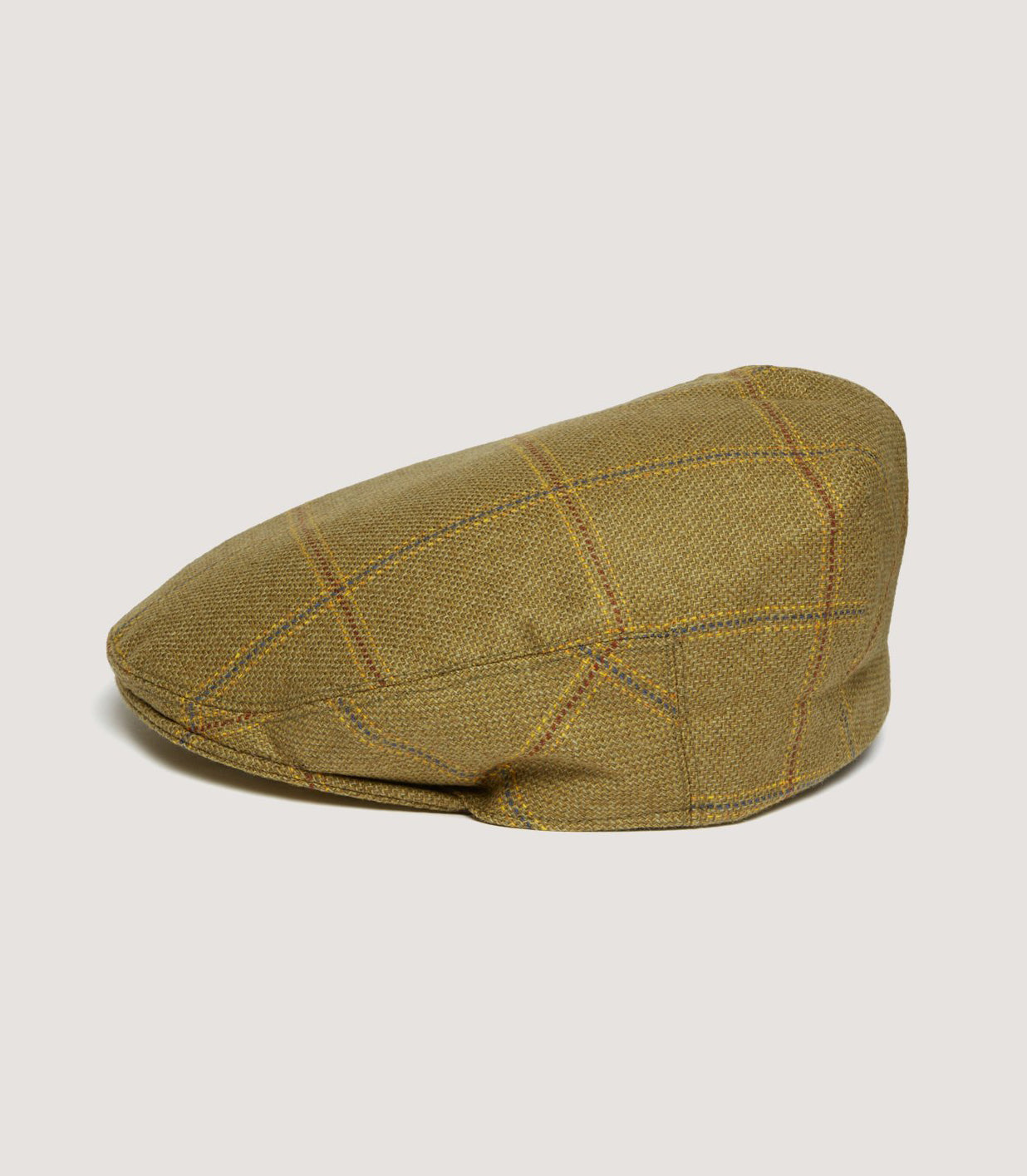Litton Short Peak Tweed Cap In Berkshire