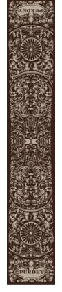 Rose and Scroll Woven Scarf in Chocolate