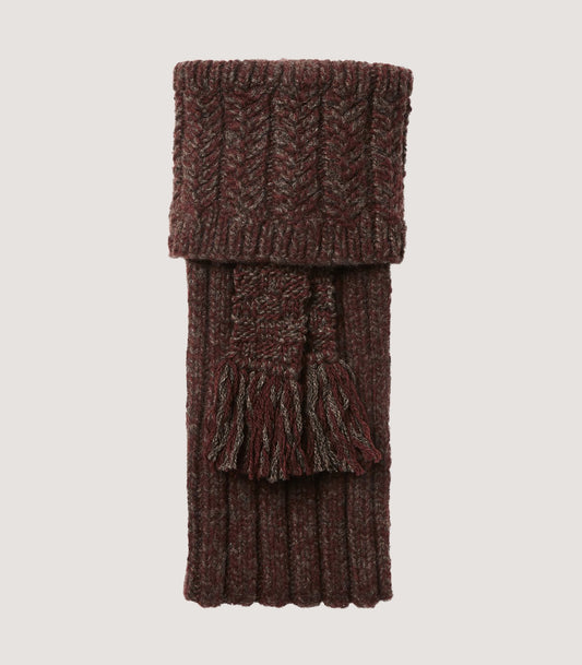 Pendower Cashmere Field Sock In Bracken