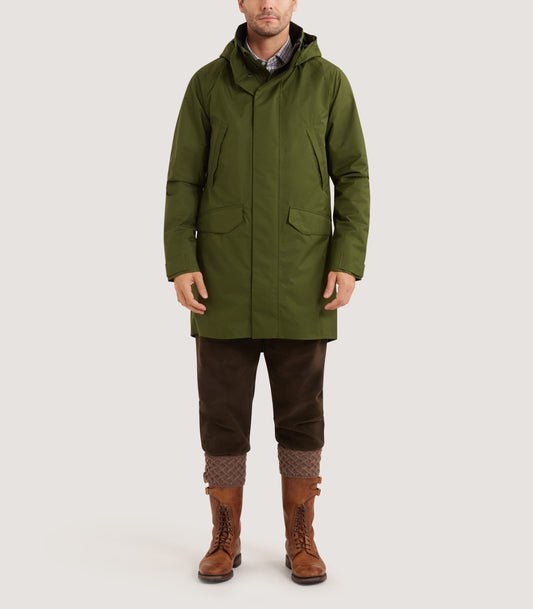 Men's Northumberland 2-In-1 Lightweight Coat In Pine Green