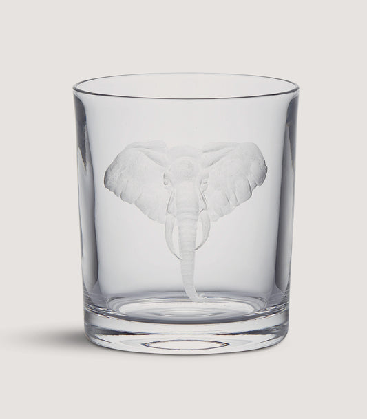 Big Five Crystal Tumbler - Elephant