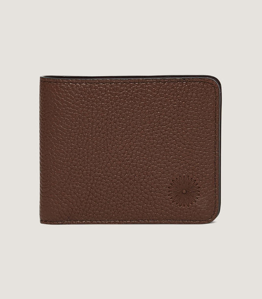 Featherburst Billfold Wallet in Cognac
