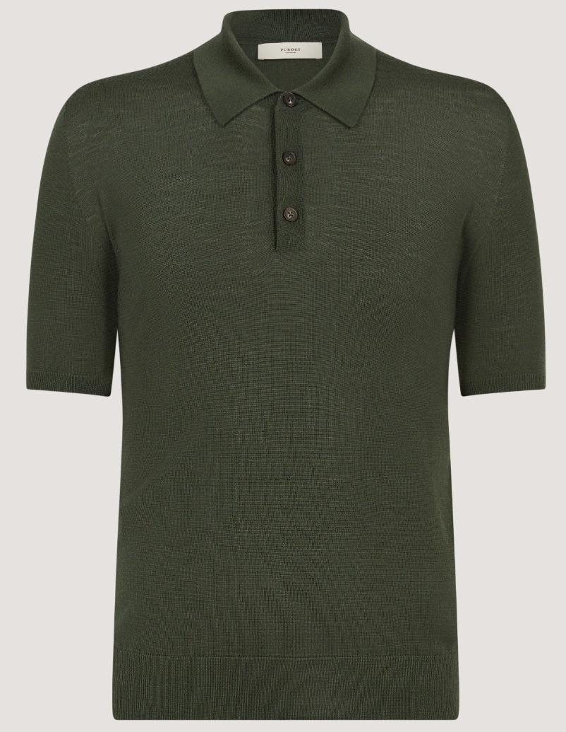 Men's Tantallon Short Sleeve Polo Shirt In Loden