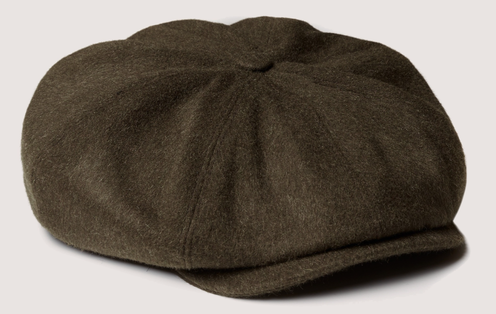 Dalby Bakerboy Loden Cap In Loden