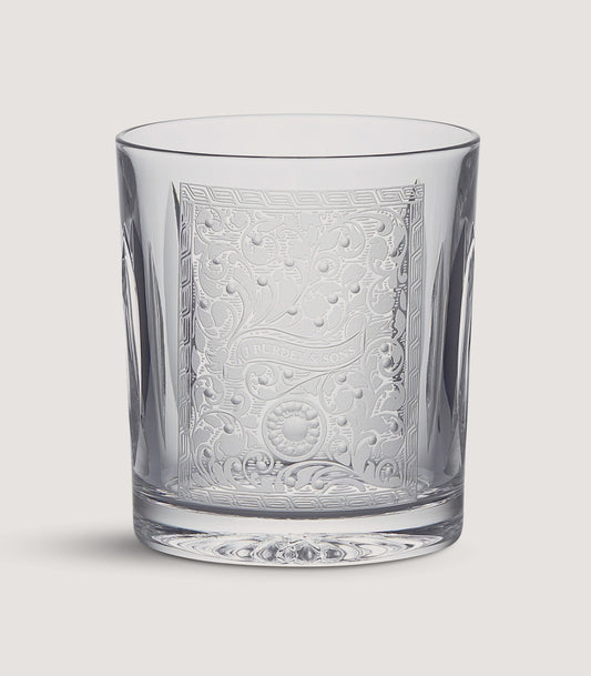 Crystal Tumbler With Scroll Engraving