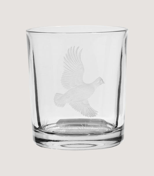 Crystal Tumbler - Bobwhite Quail