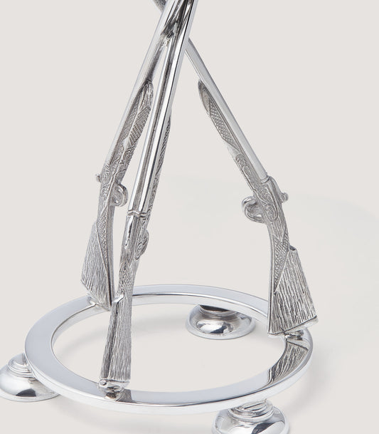 Sterling Silver Sporting Candlestick