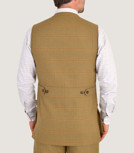Men's Technical Tweed Sporting Vest In Berkshire