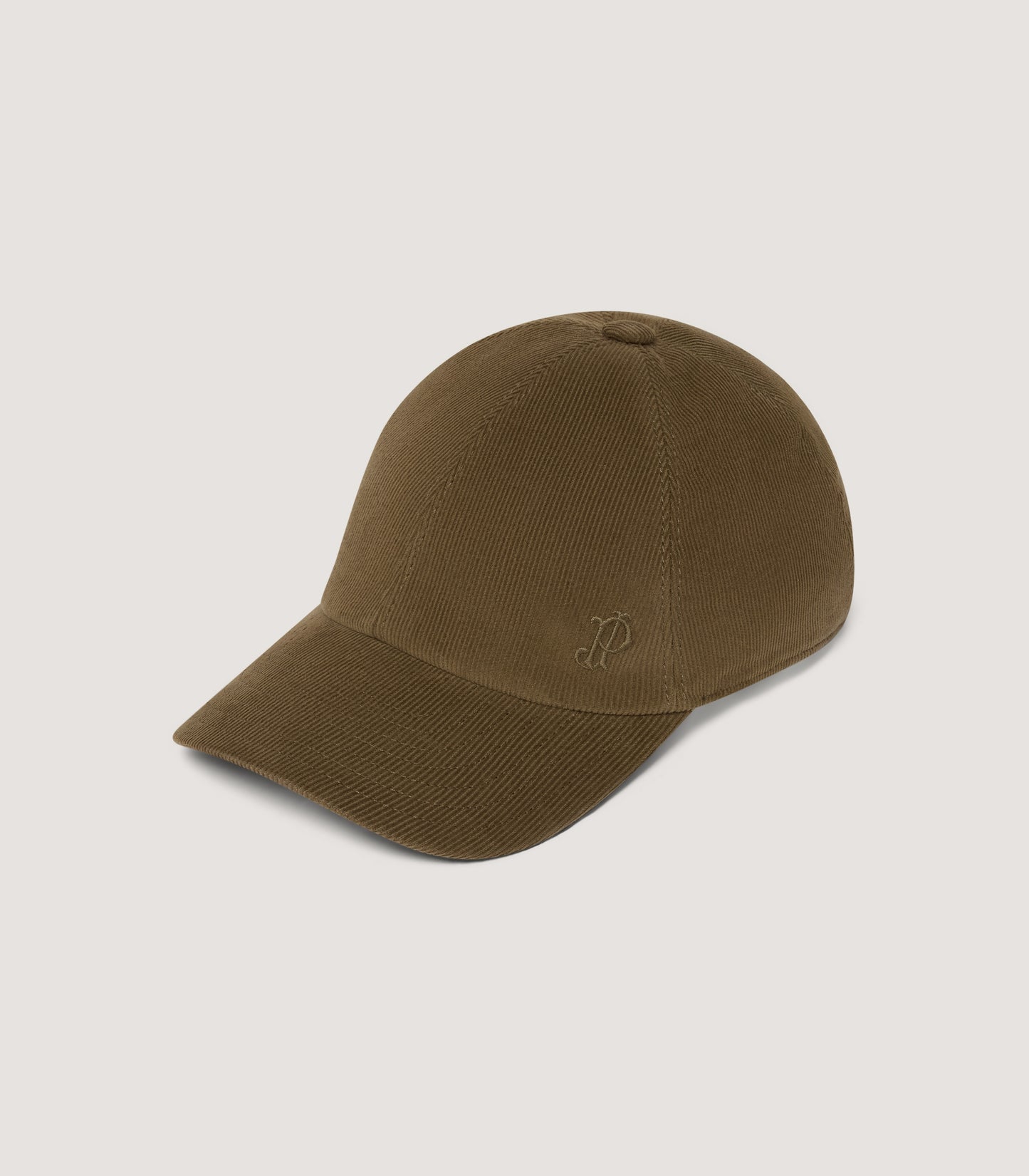 Corduroy Baseball Cap in Khaki