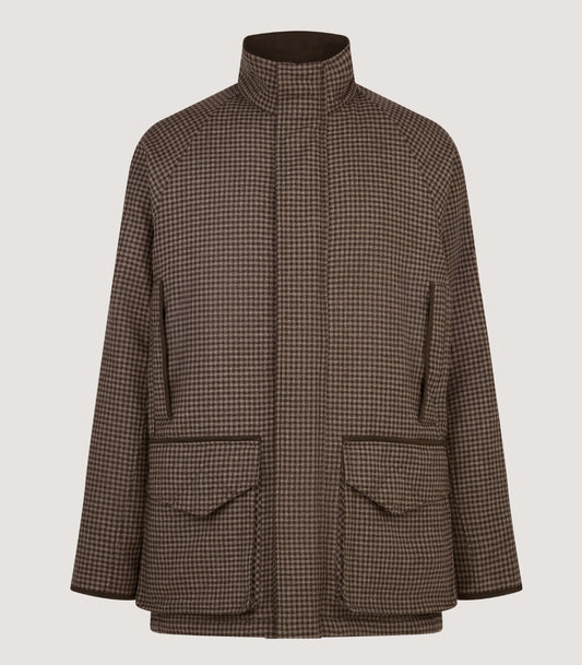 Men's Cashmere Tweed Raglan Field Coat in Torridon Check
