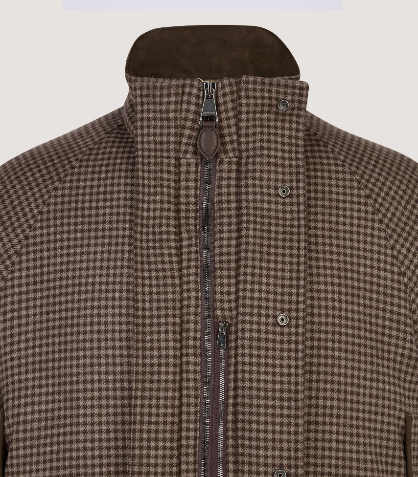 Men's Cashmere Tweed Raglan Field Coat in Torridon Check