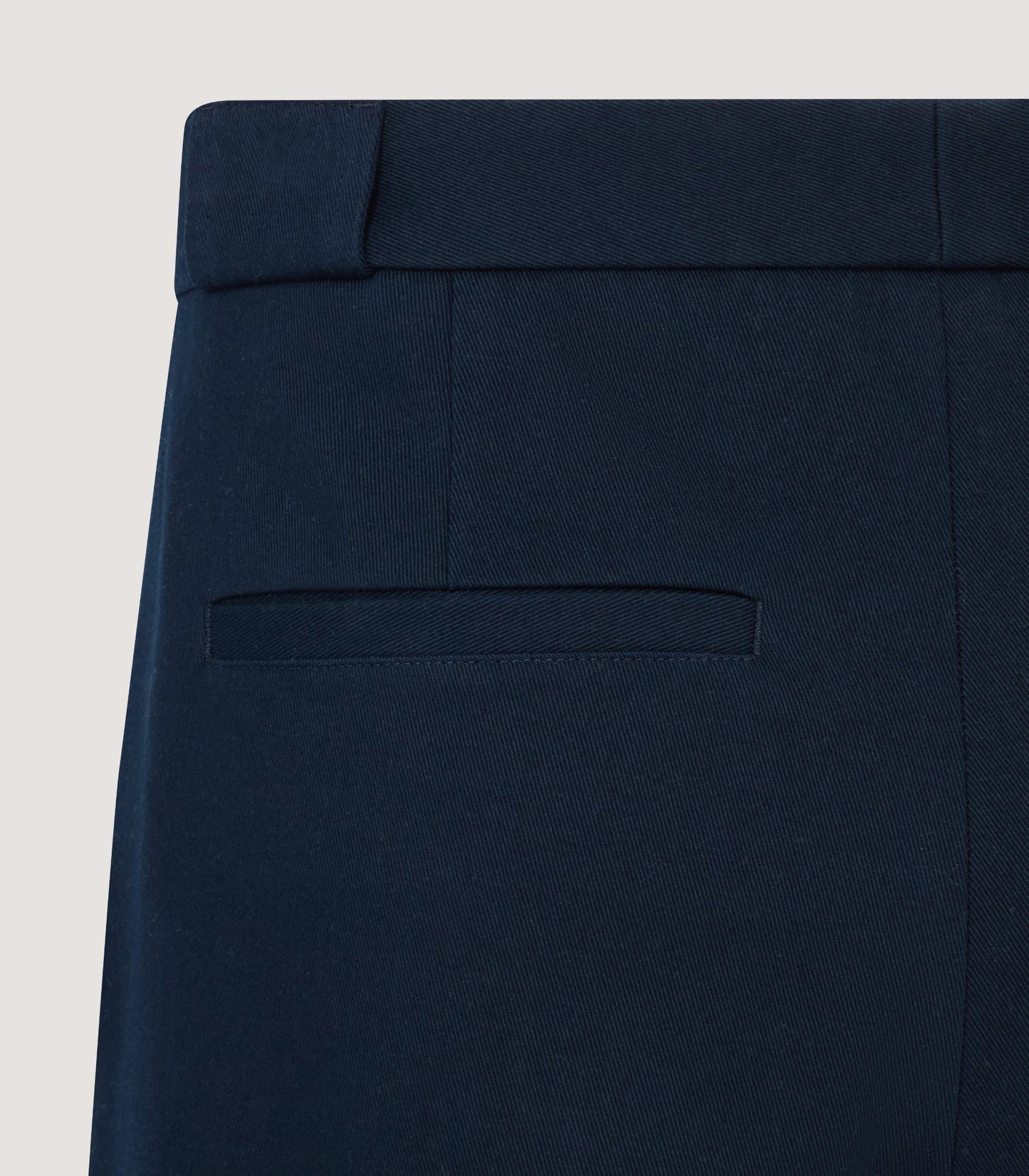 Women's Cotton Patch Pocket Trousers in Midnight
