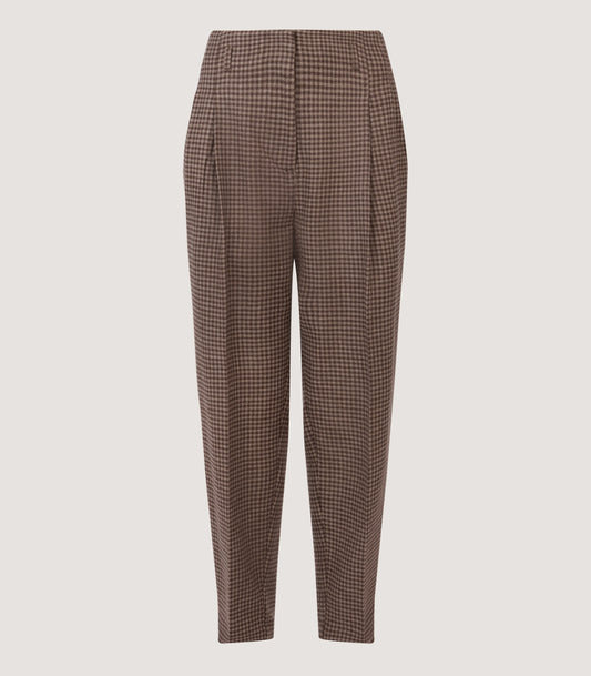 Women's Cashmere Tweed Shooting Trousers in Torridon Check