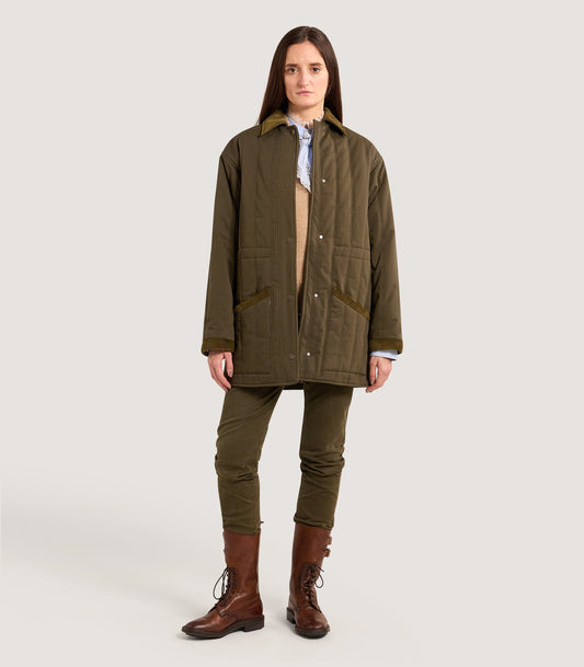Women's Winter Vita Clipper Coat in Loden