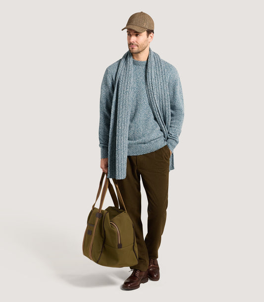 Men's Dorset Mouline Sweater in Ocean