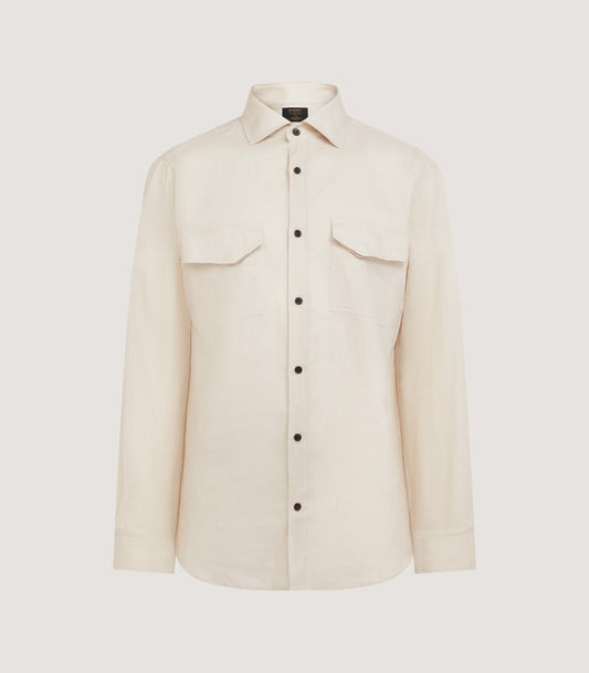 Men's Utility Pocket Shirt in Sand