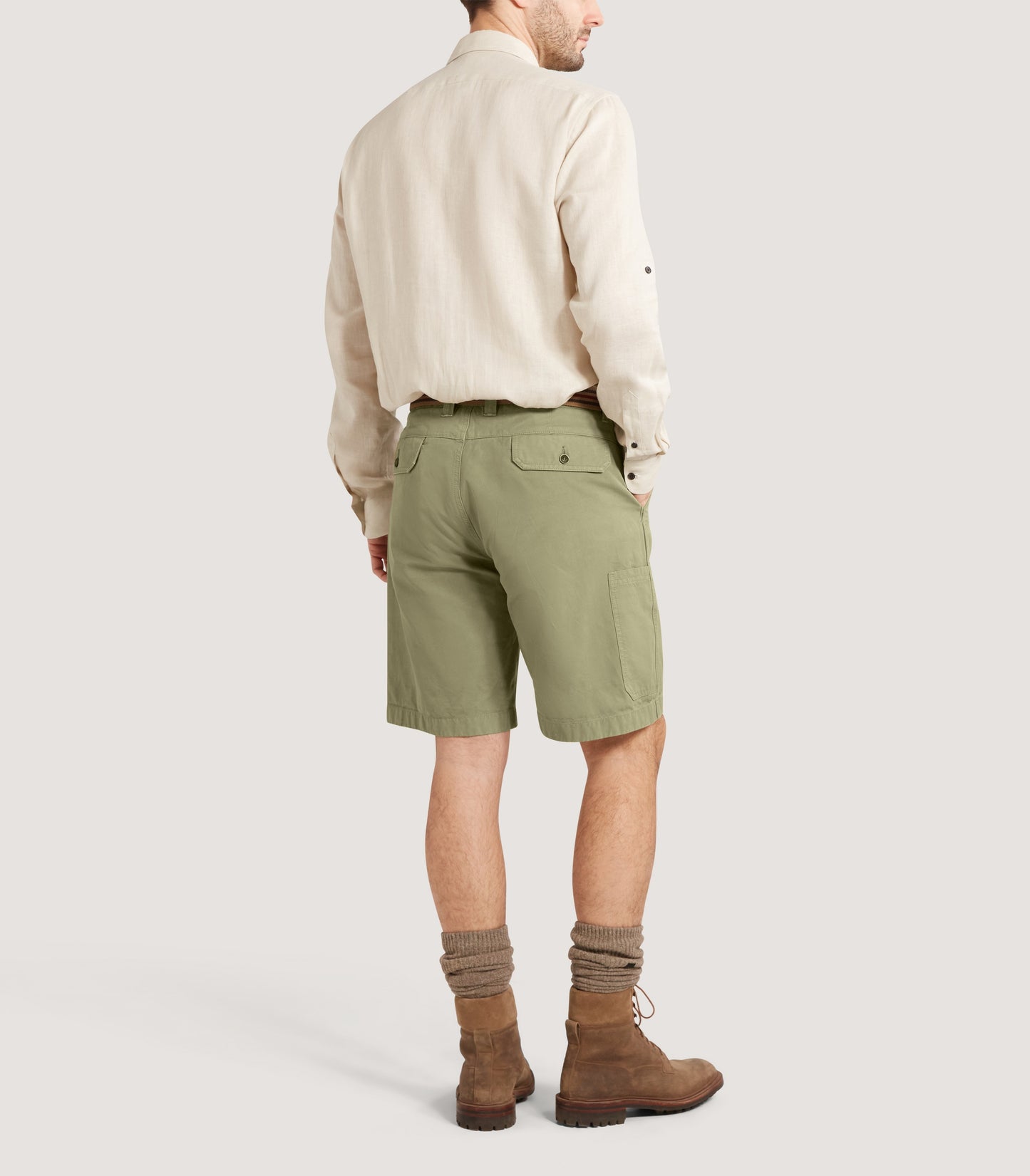 Men's Kruger Cargo Short in Sage Green