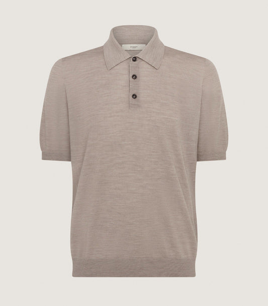 Men's Tantallon Short Sleeve Polo Shirt In Taupe