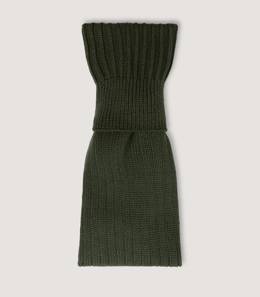 Men's Ribbed High Knee Socks In Loden