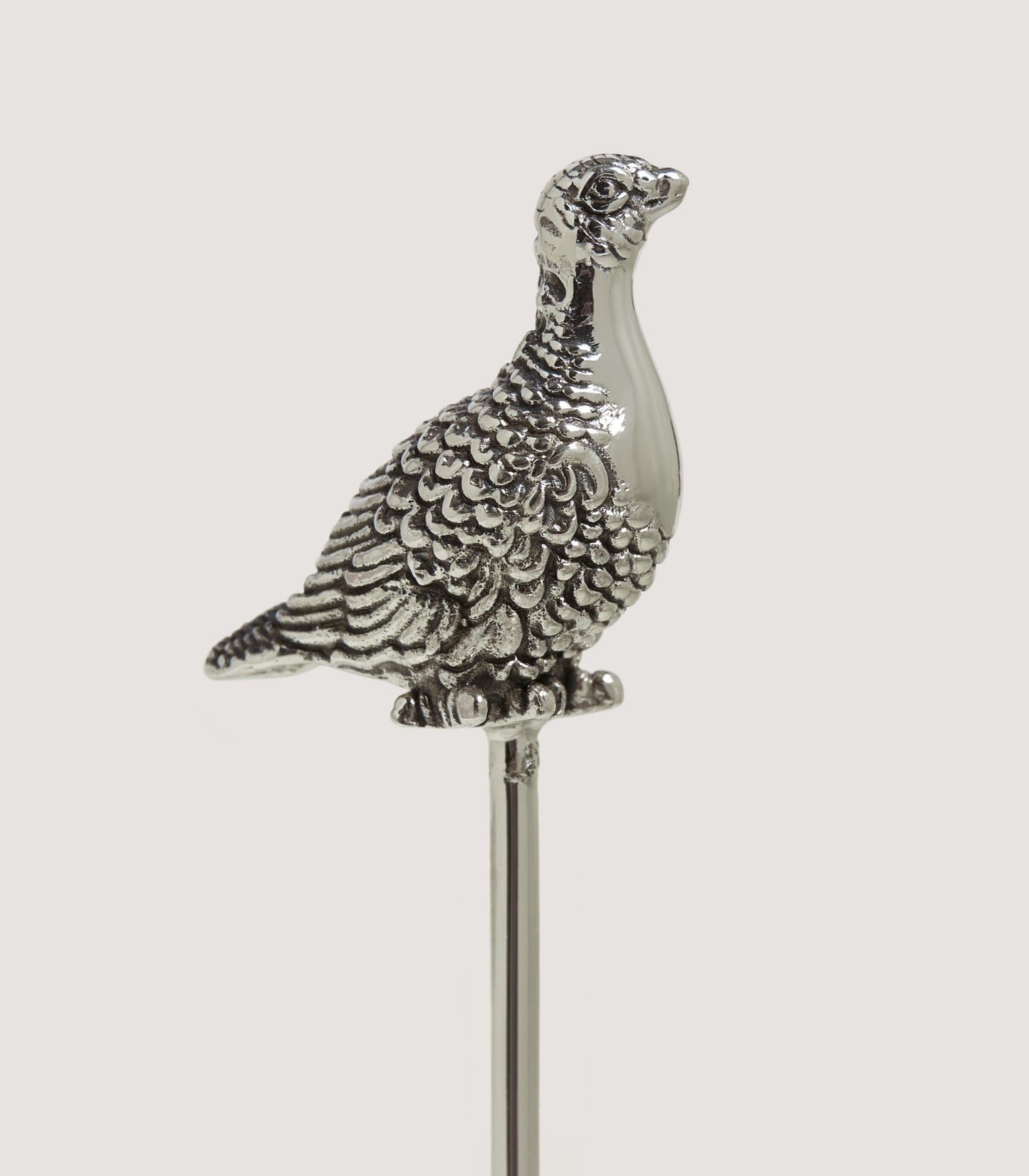 Grouse Cocktail Stick in Sterling Silver