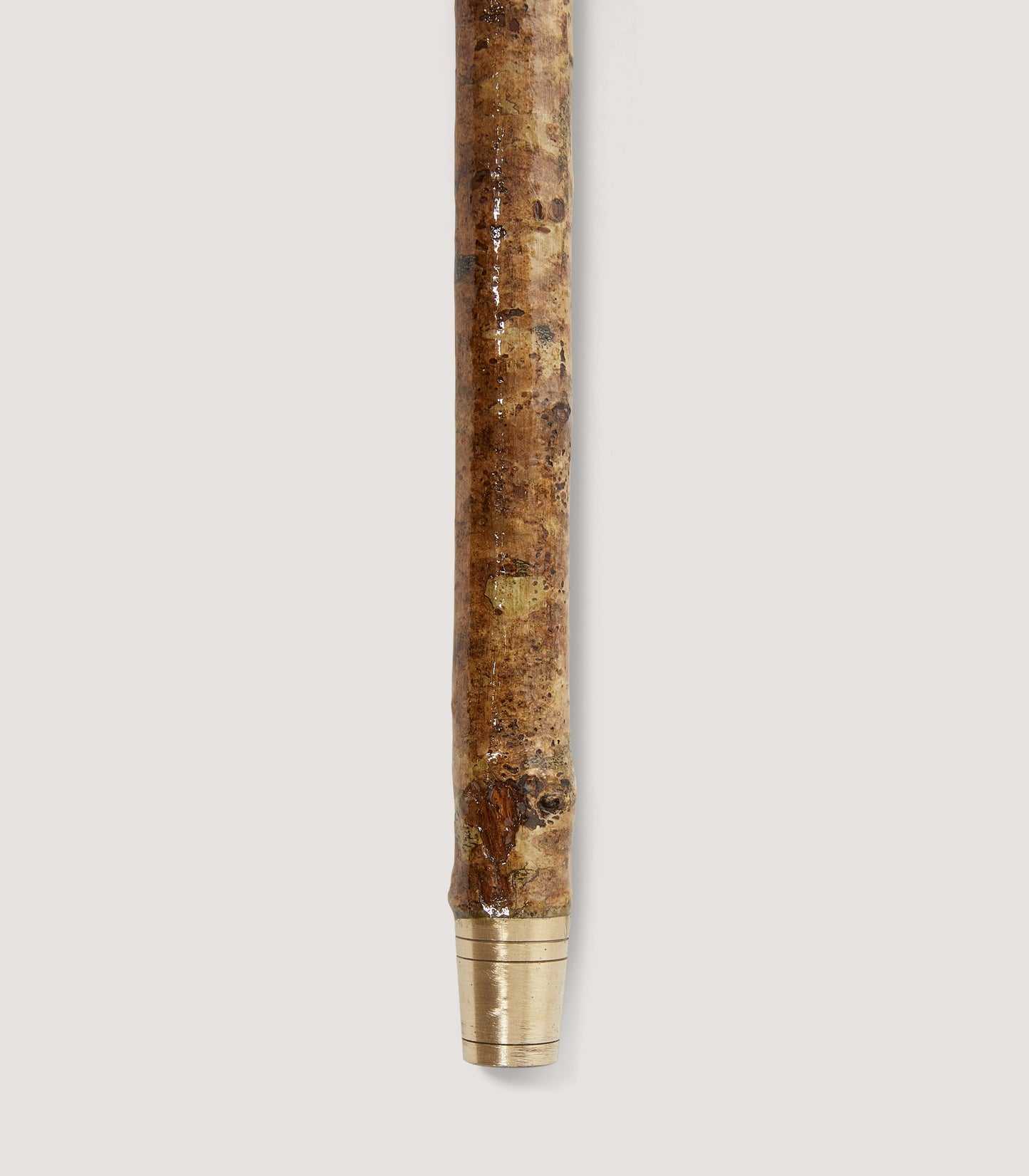 Hand Carved Mallard Drake Head Stick