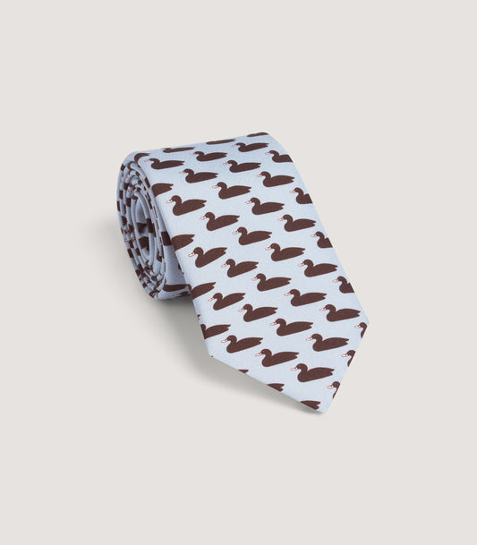 Decoy Duck Tie In Sky Blue