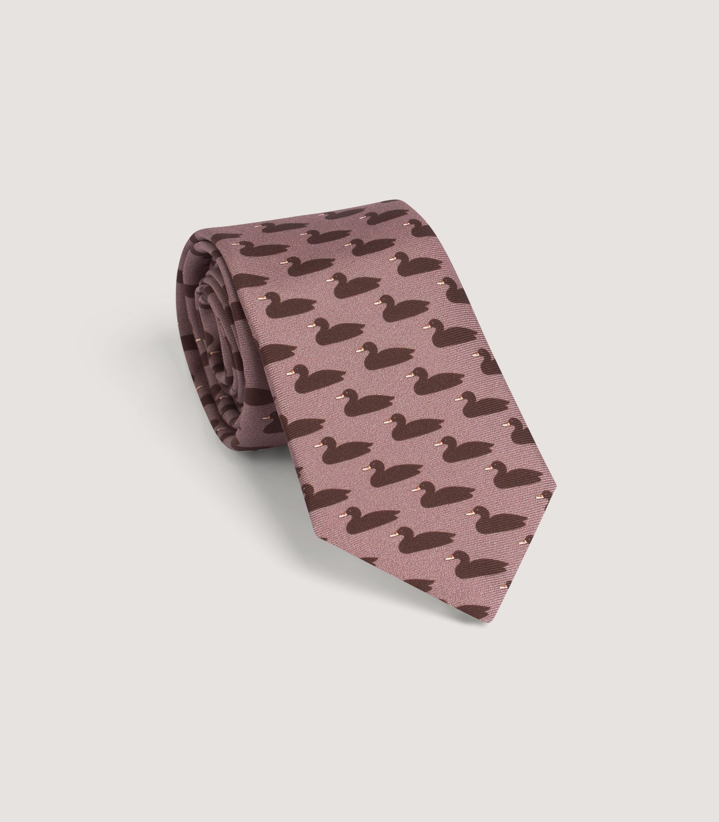 Decoy Duck Tie In Taupe