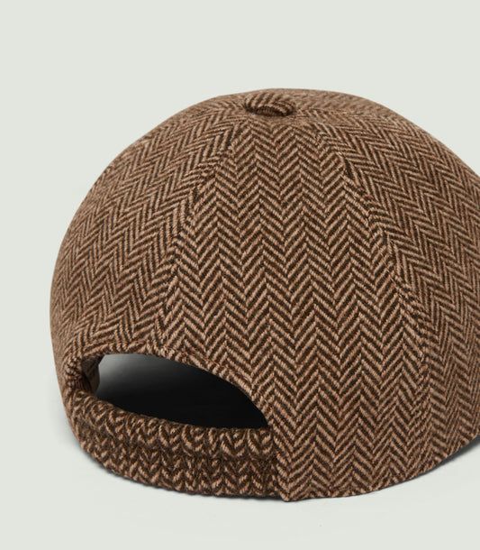 Tweed Baseball Cap in Taymoor Tweed