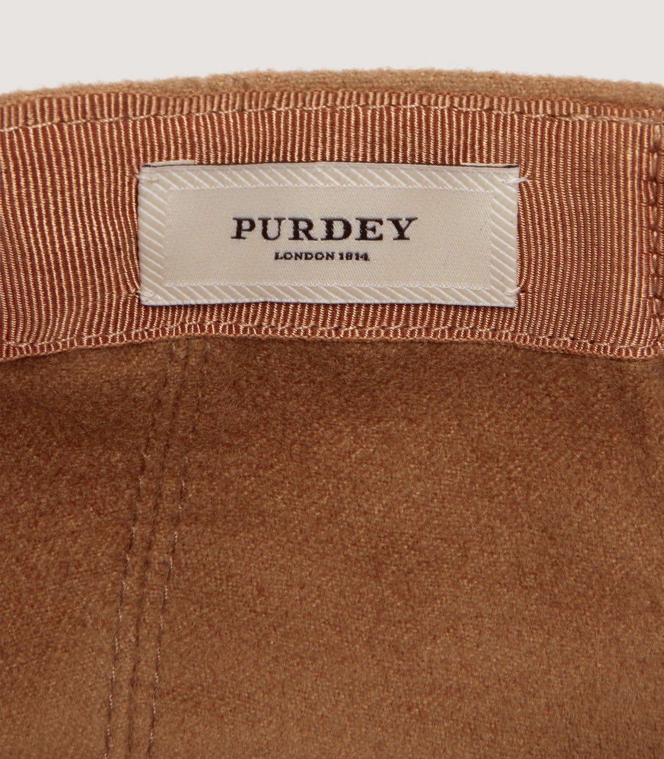 Cashmere Baseball Cap in Camel