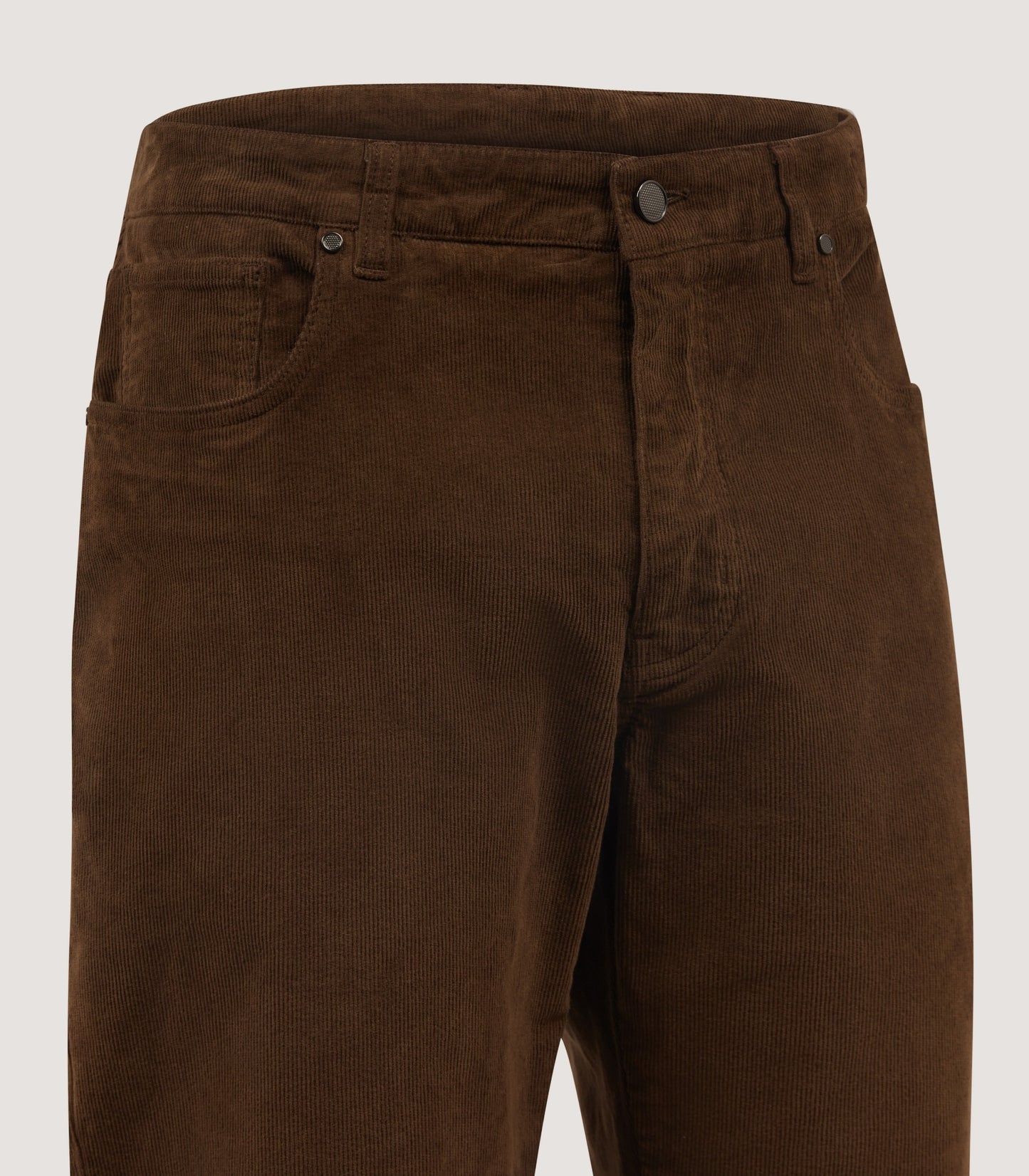 Men's Five Pocket Corduroy Trousers in Forest Green