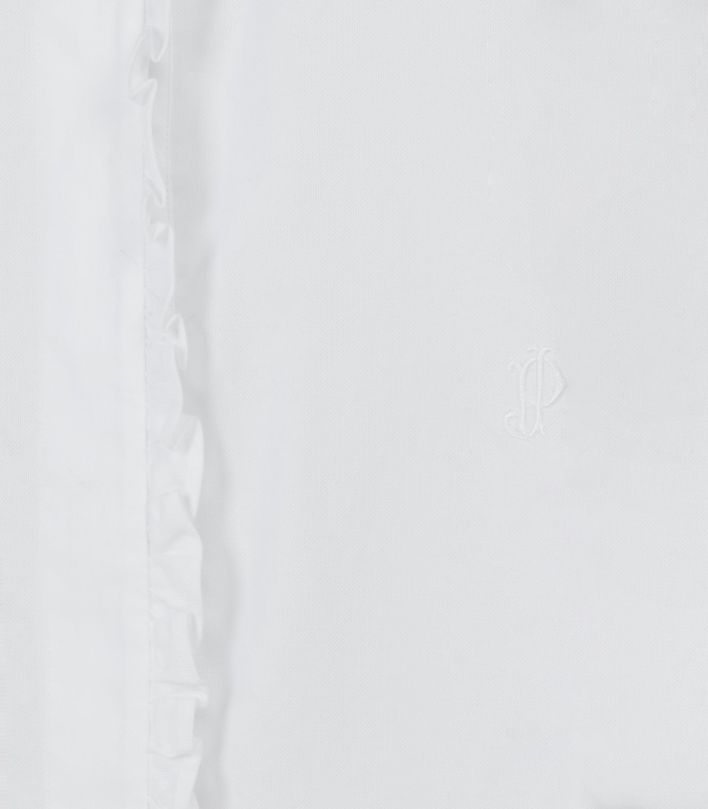 Women's Pie Crust Shirt in White