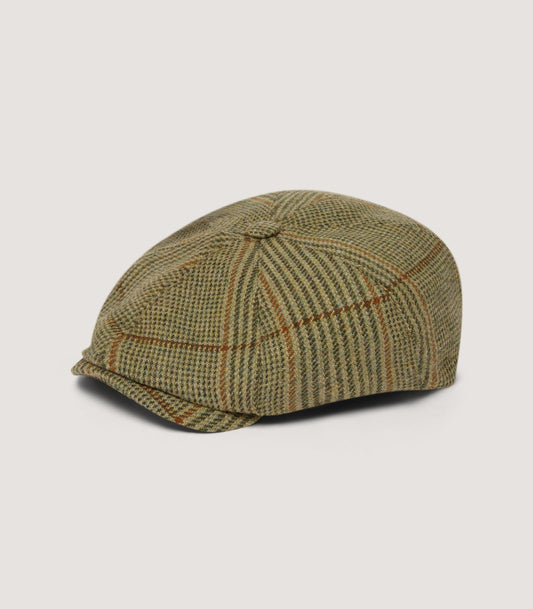 Dalby Bakerboy Tweed Cap in Russel Check