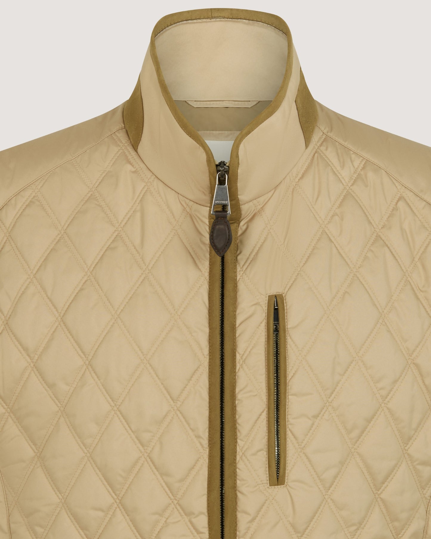 Men's Moorland Light Quilt Gilet in Camel