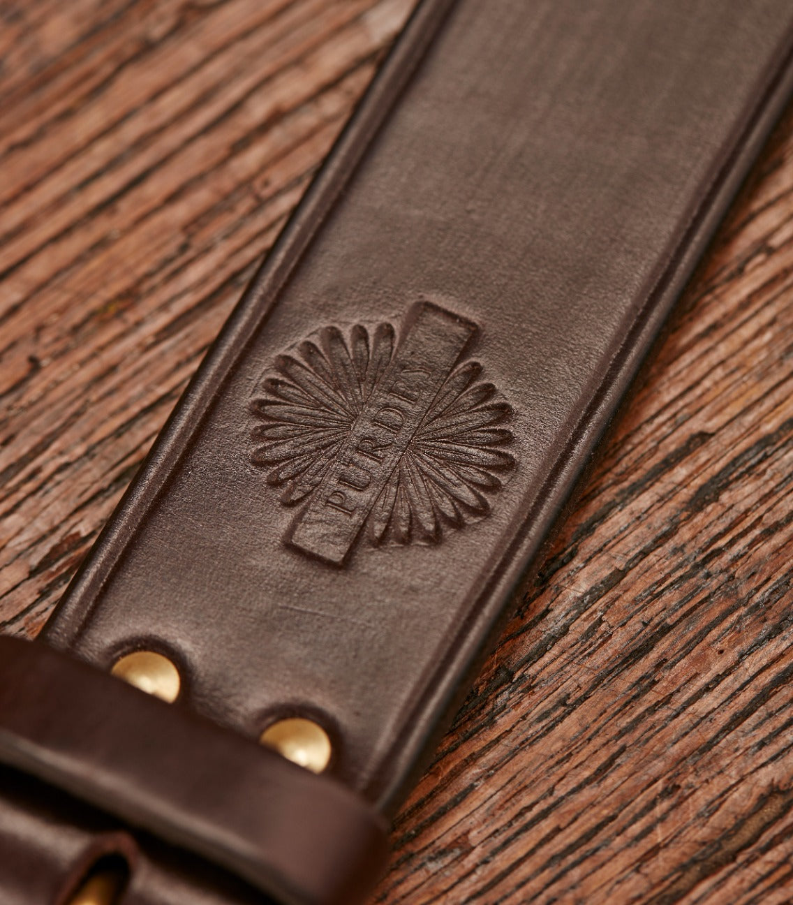 Unlined Bridle Leather Belt In Purdey Havana