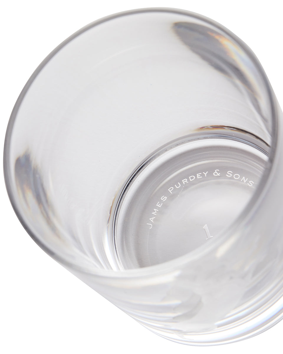 Fighting Stags Pair Of Crystal Tumblers